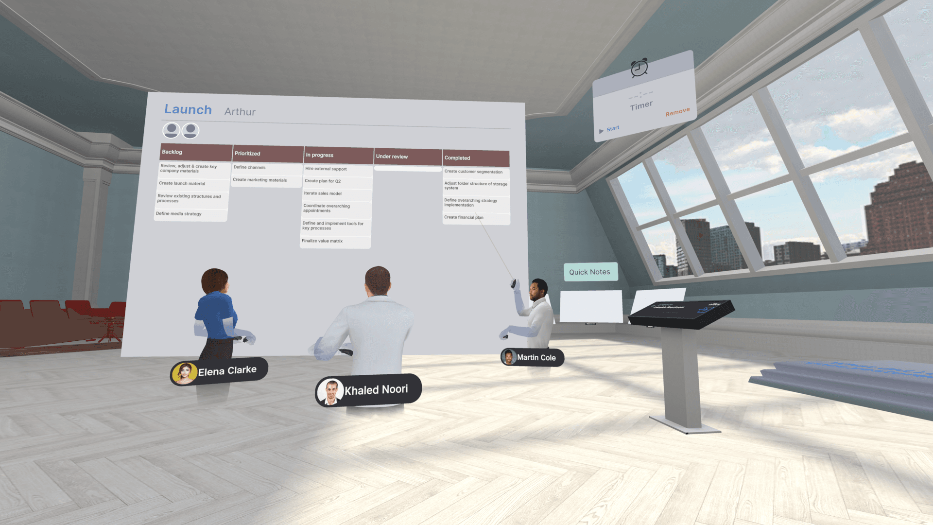 Advantages of doing an Agile meeting in VR