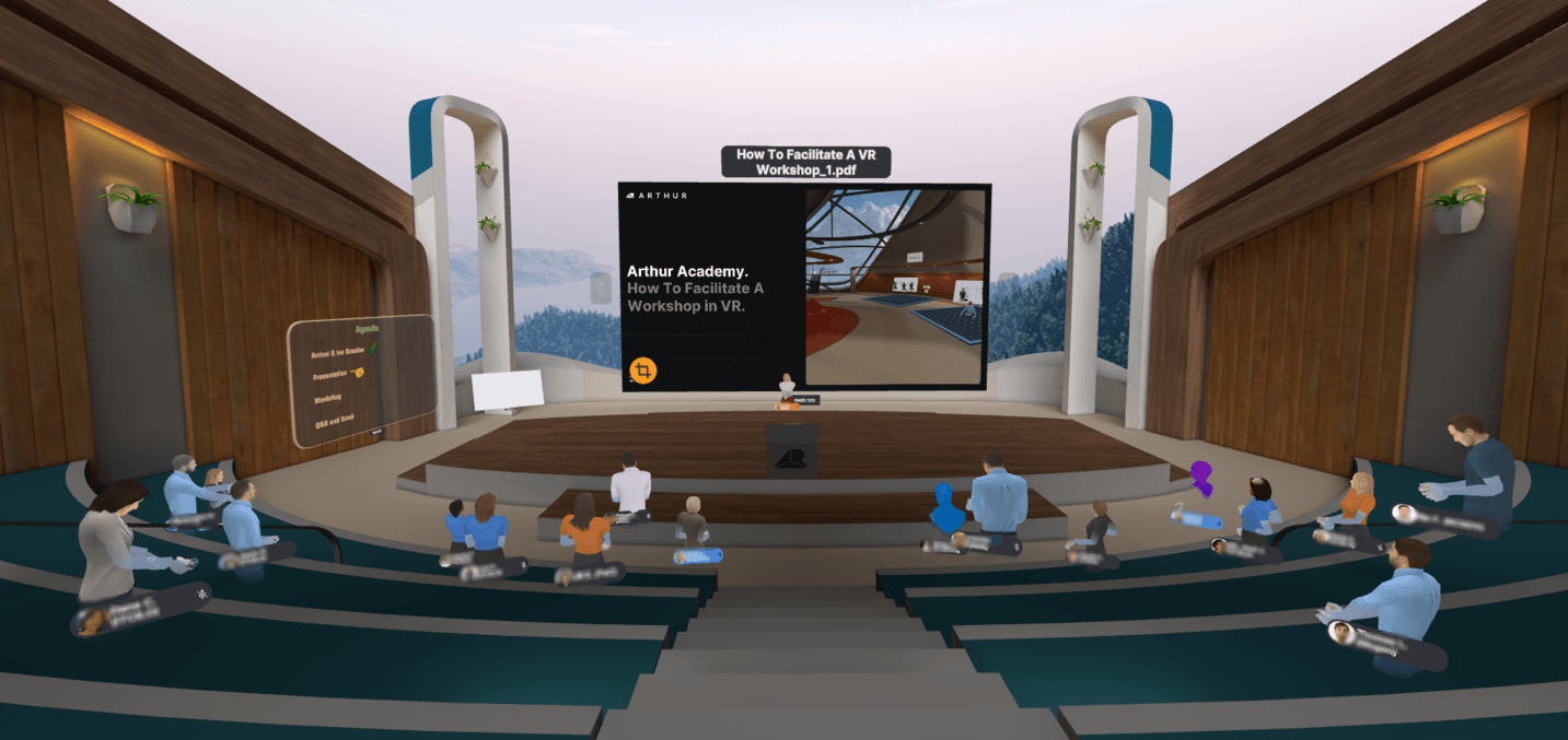 Arthur Academy session on 'How to Facilitate a Workshop in VR'