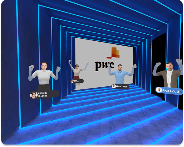 PwC UK immersive space